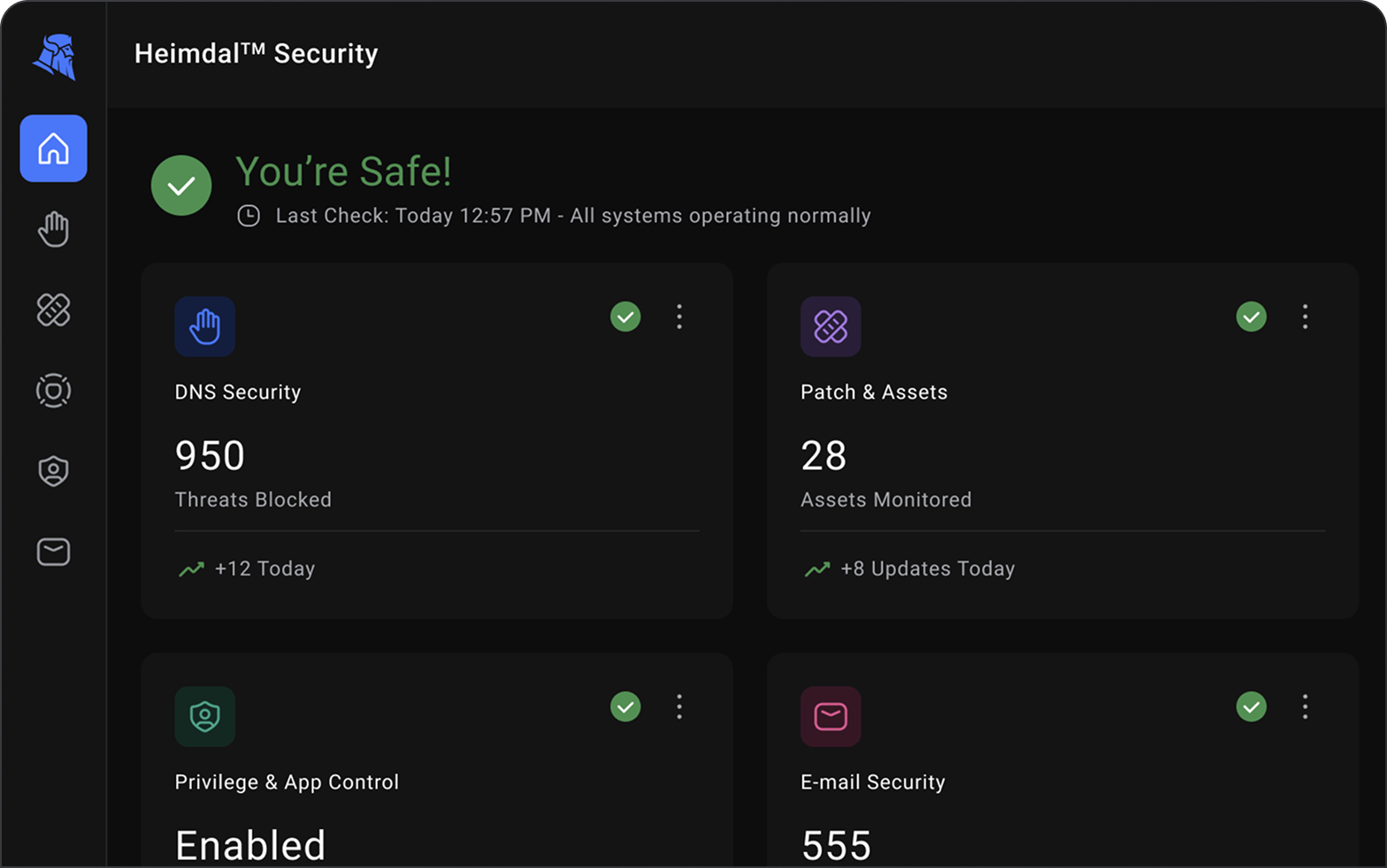 Heimdal Security Agent — revamped product UI